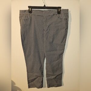 Mario Serrani Womans Pull-on Pants Size Xl